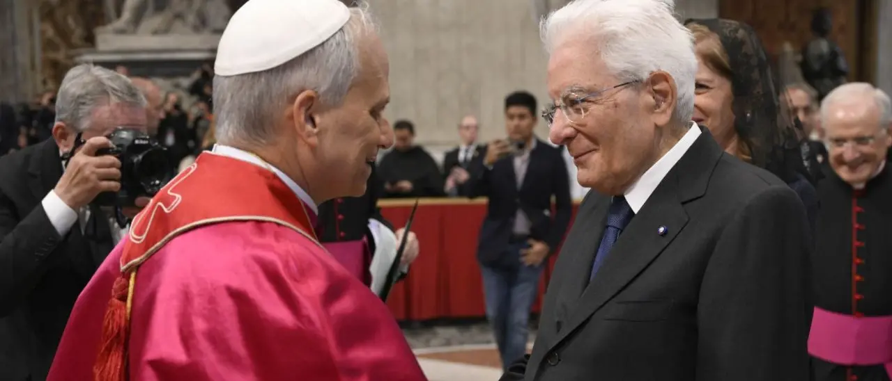 È terminato l’incontro tra Papa Leone XIV e il Presidente Mattarella in Vaticano