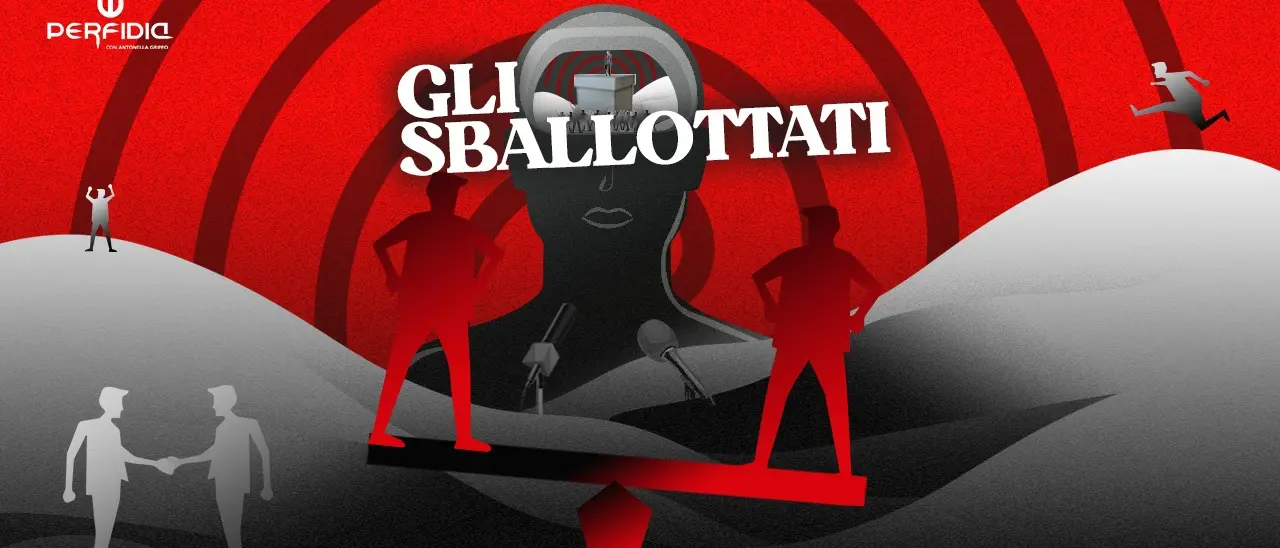 Gli sballottati: le ansie della politica in scena nel salotto di Perfidia\n