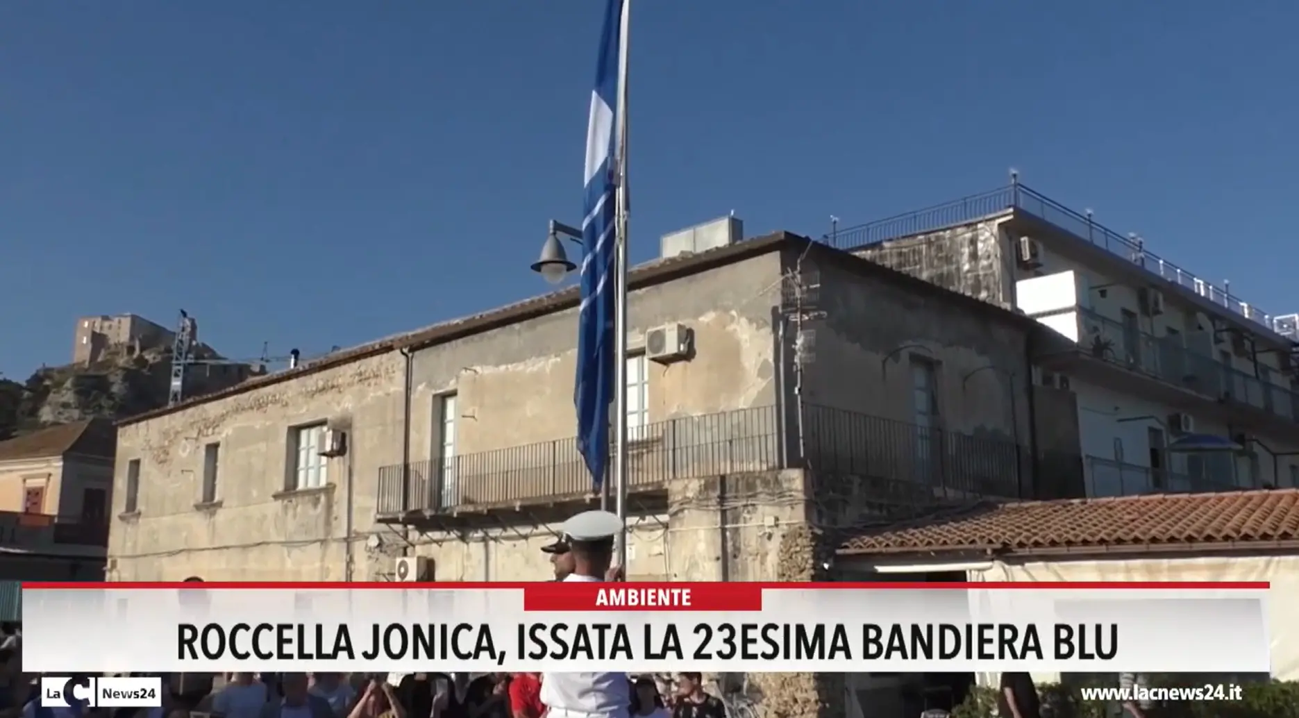 Roccella Jonica, issata la 23esima bandiera blu