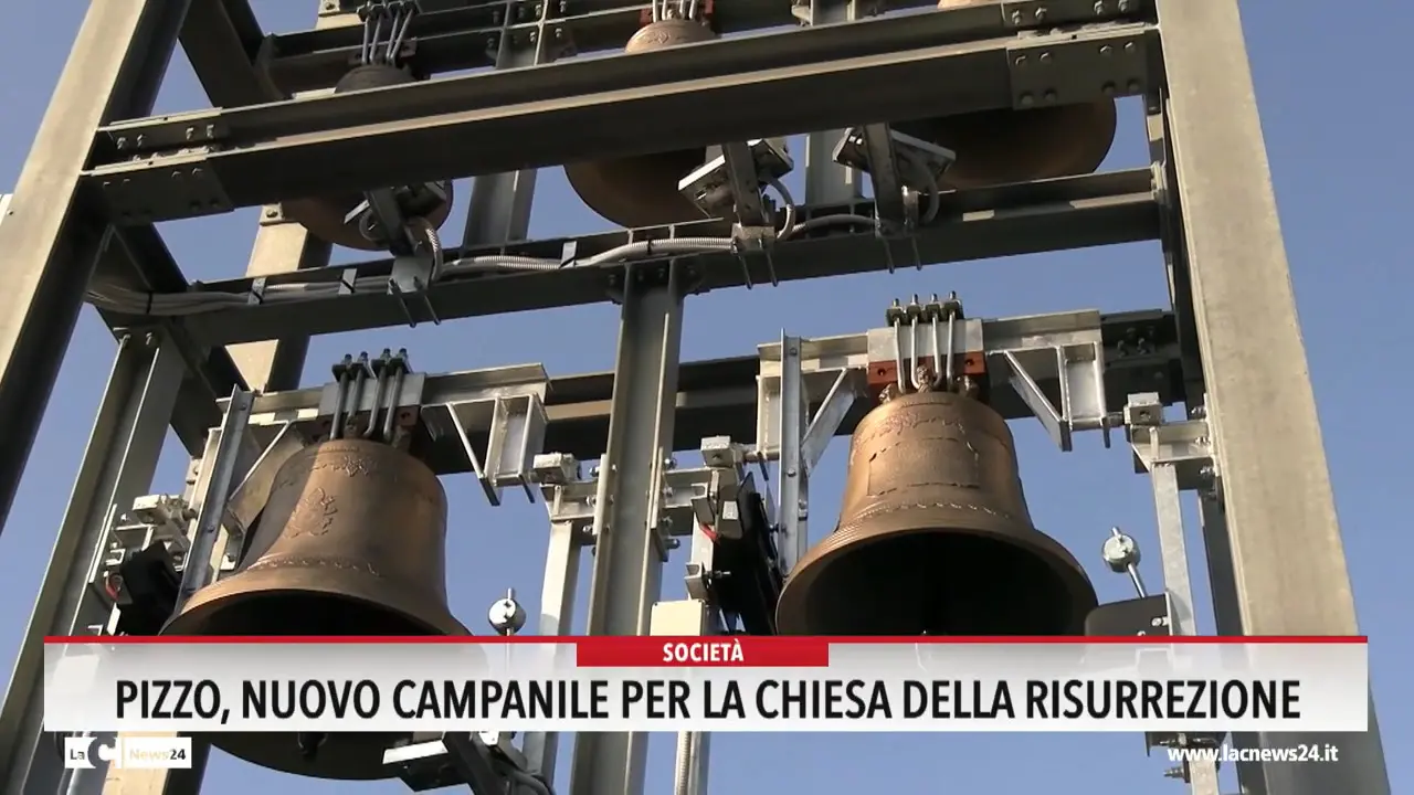 Pizzo, nuovo campanile per la Chiesa della Resurrezione