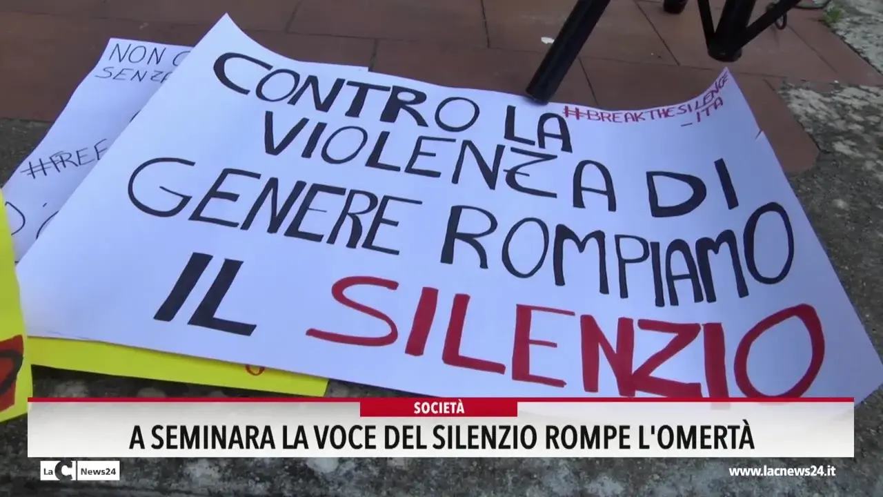 A Seminara la voce del silenzio rompe l'omerta