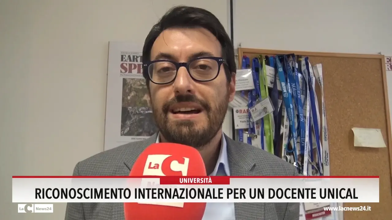 Riconoscimento internazionale per un docente Unical