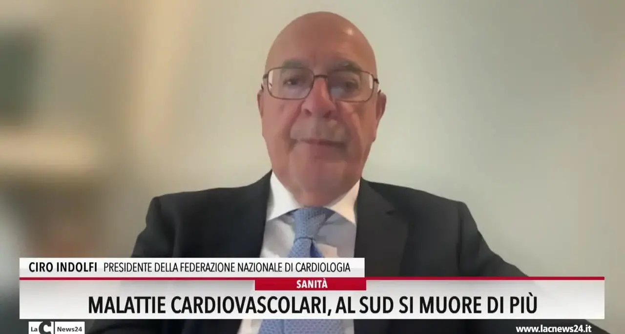 Malattie cardiovascolari, al Sud si muore di più