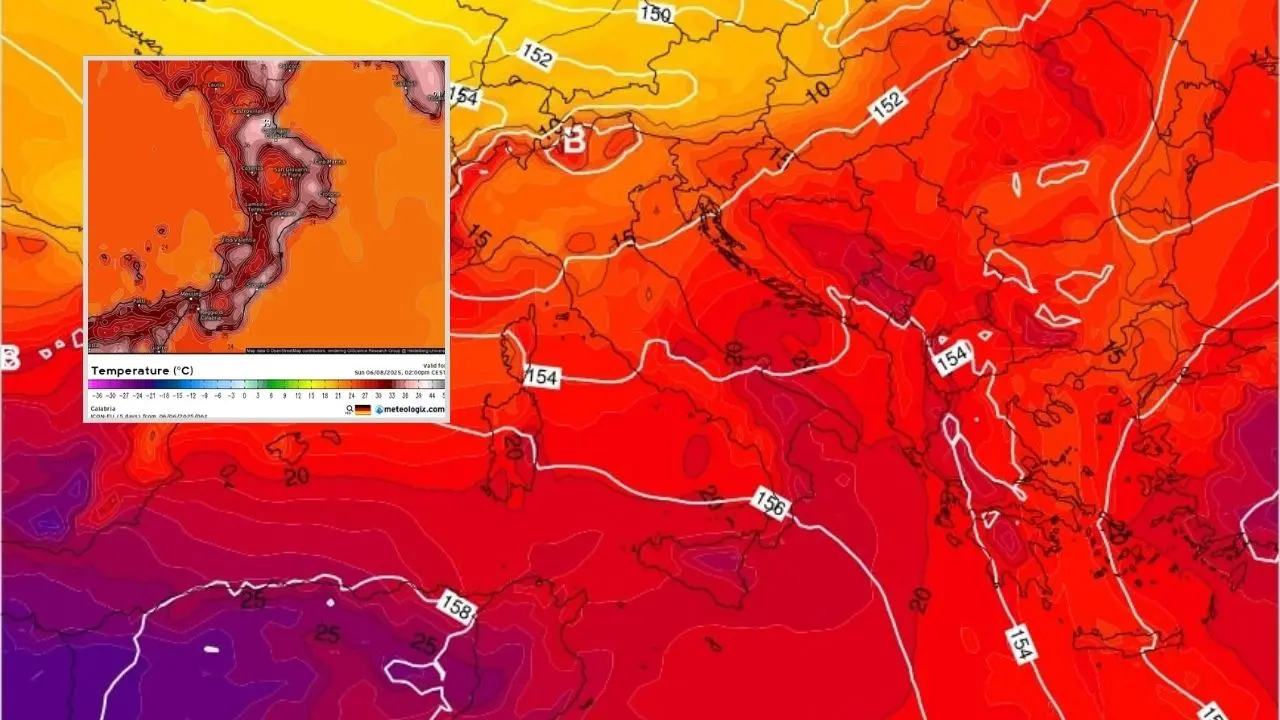Calabria torrida in un Sud che\u00A0brucia mentre le istituzioni tacciono: caldo record e agricoltura al collasso\n