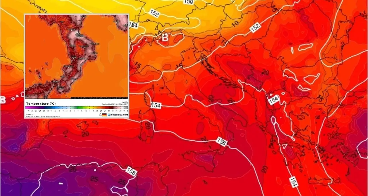 Calabria torrida in un Sud che\u00A0brucia mentre le istituzioni tacciono: caldo record e agricoltura al collasso\n