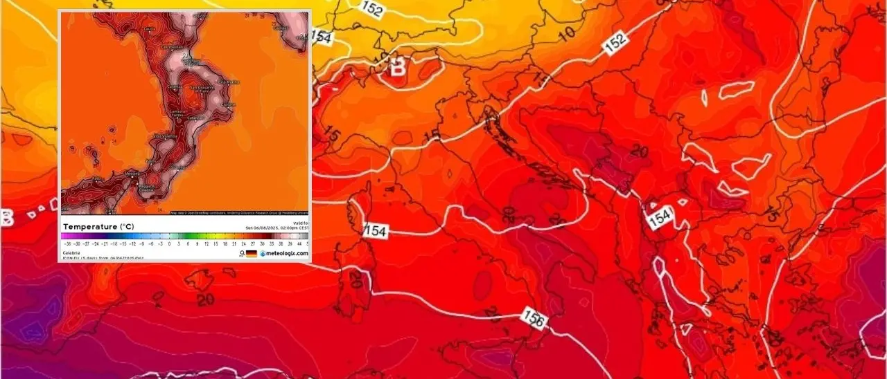 Calabria torrida in un Sud che\u00A0brucia mentre le istituzioni tacciono: caldo record e agricoltura al collasso\n