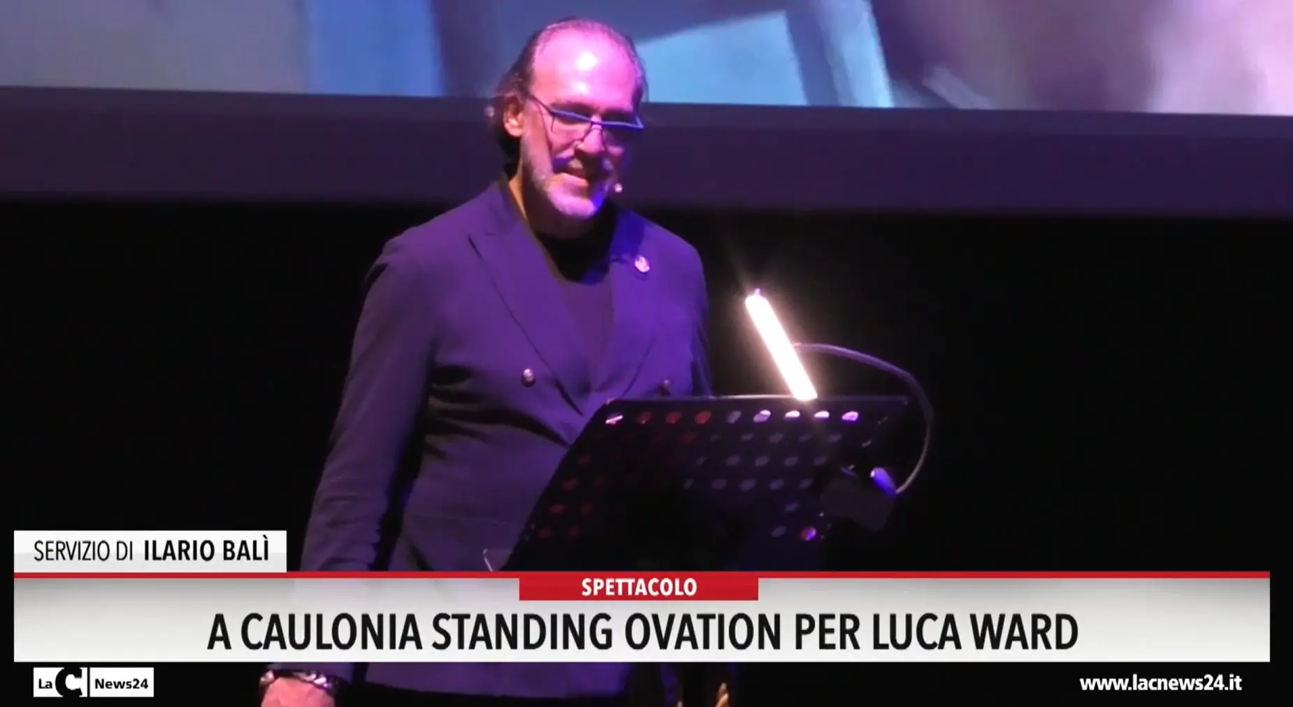 A Caulonia standing ovation per Luca Ward