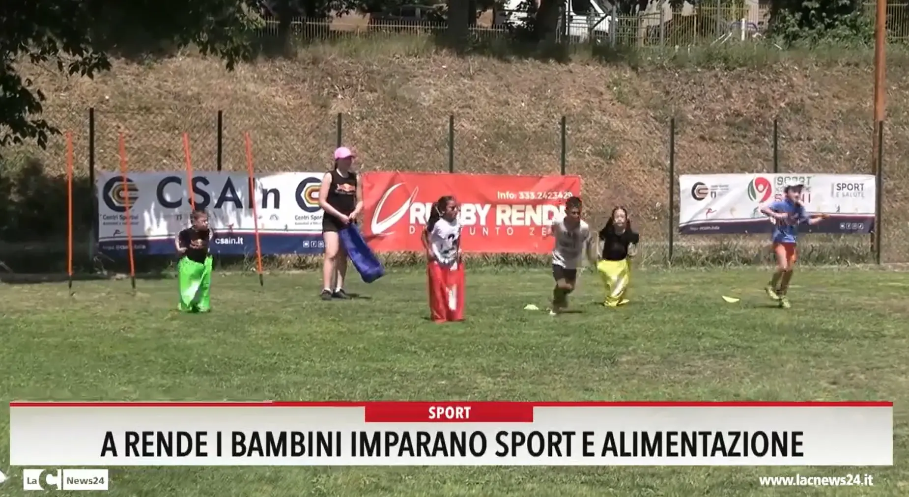 A Rende i bambini imparano sport e alimentazione
