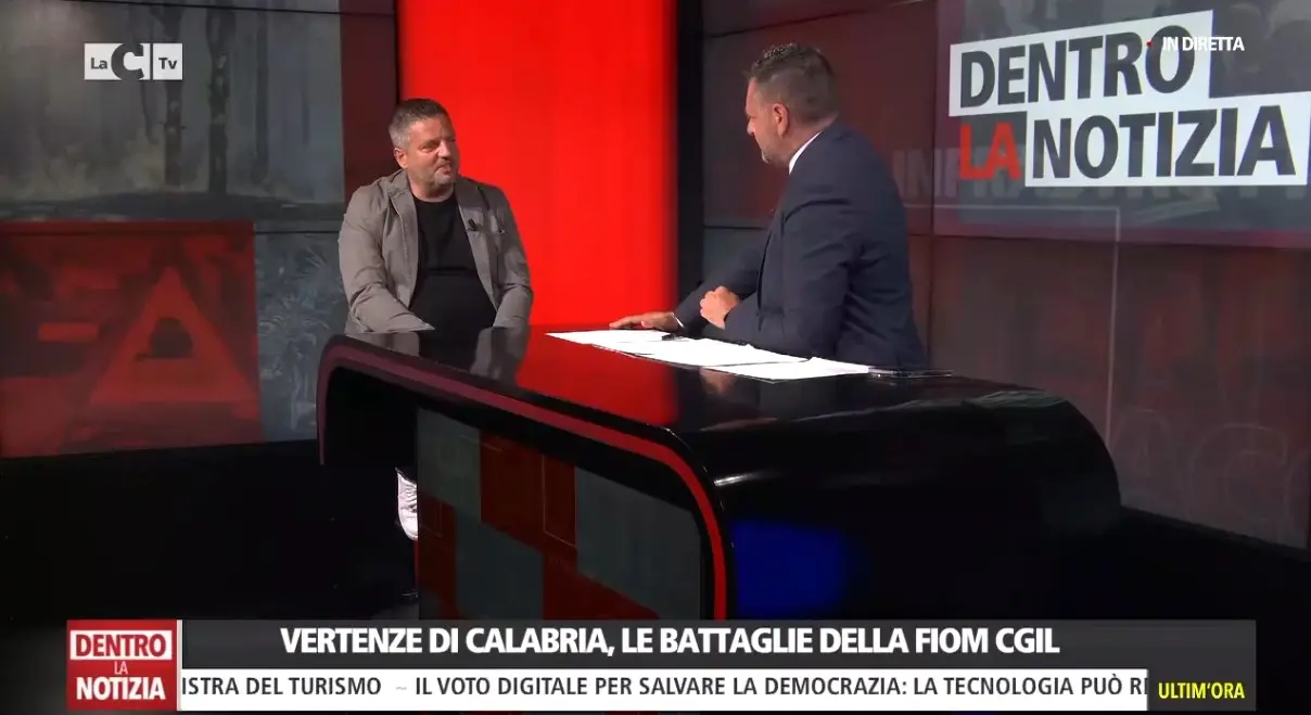 Lavoro e investimenti, Calabrone (Fiom): «In Calabria manca un’idea complessiva di sviluppo»\n