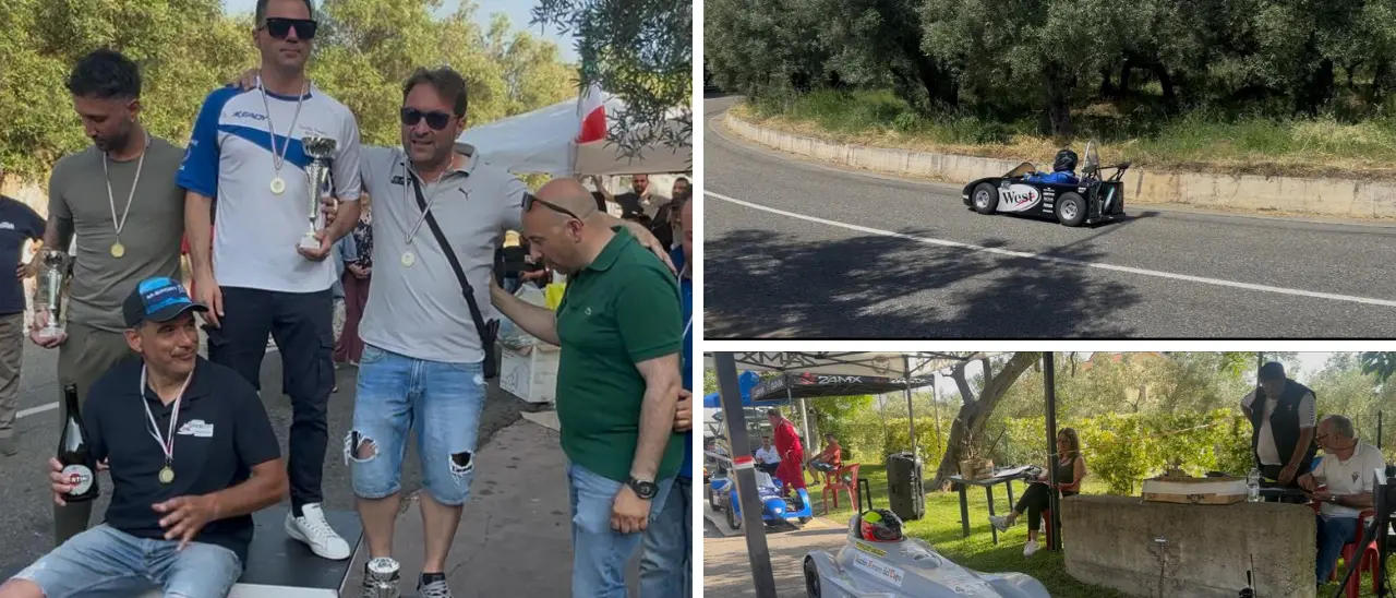 Nocera Terinese, il pilota lametino Claudio Gullo trionfa nella tappa del campionato di Gravity race