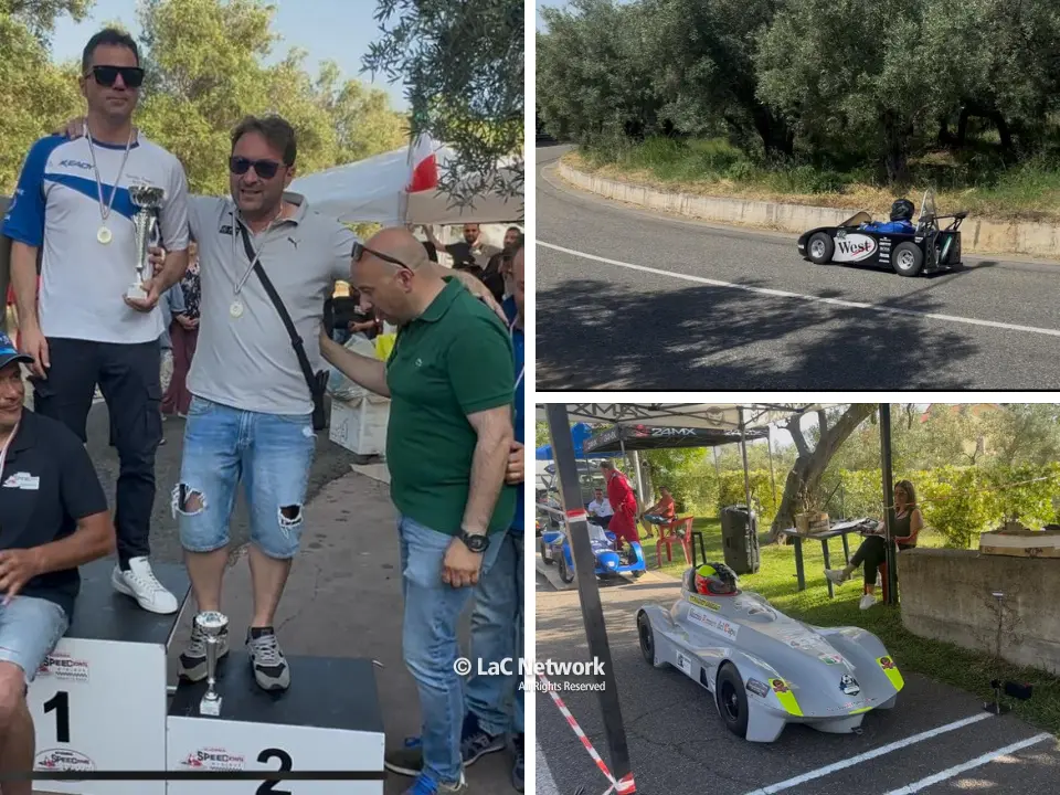 Nocera Terinese, il pilota lametino Claudio Gullo trionfa nella tappa del campionato di Gravity race
