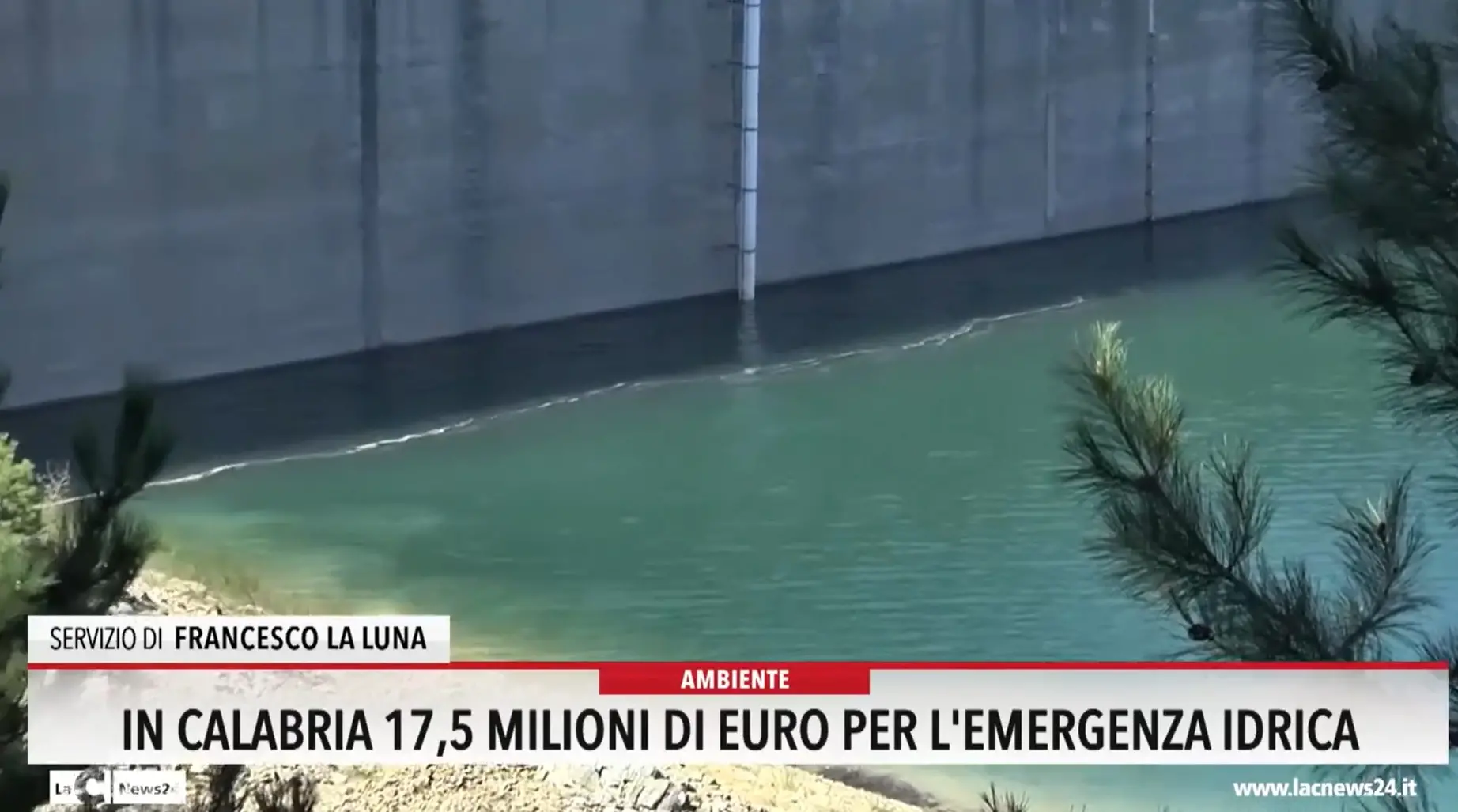 In Calabria 17,5 milioni di euro per l'emergenza idrica