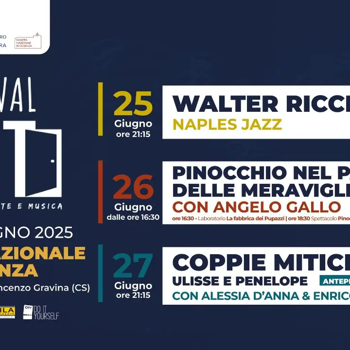 EXIT – Deviazioni in arte e musica, a Cosenza\u00A0tre appuntamenti a giugno