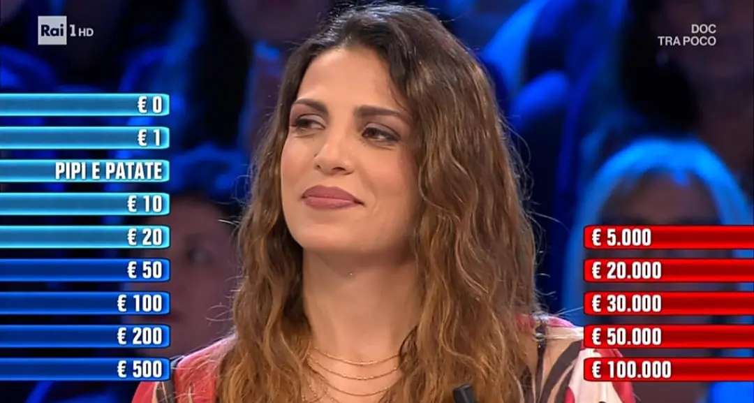 “Affari tuoi”, Natalia da\u00A0Palmi rifiuta 20mila euro e torna a casa solo con 5mila:\u00A0«Esultiamo comunque»\n