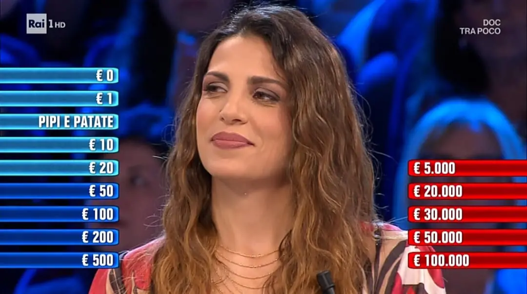 “Affari tuoi”, Natalia da\u00A0Palmi rifiuta 20mila euro e torna a casa solo con 5mila:\u00A0«Esultiamo comunque»\n