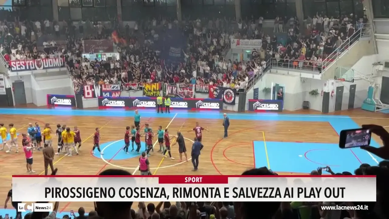 Pirossigeno Cosenza rimonta e salvezza ai play out