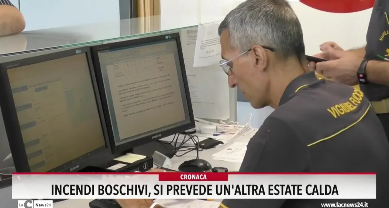 Incendi boschivi, si prevede un'altra estate calda