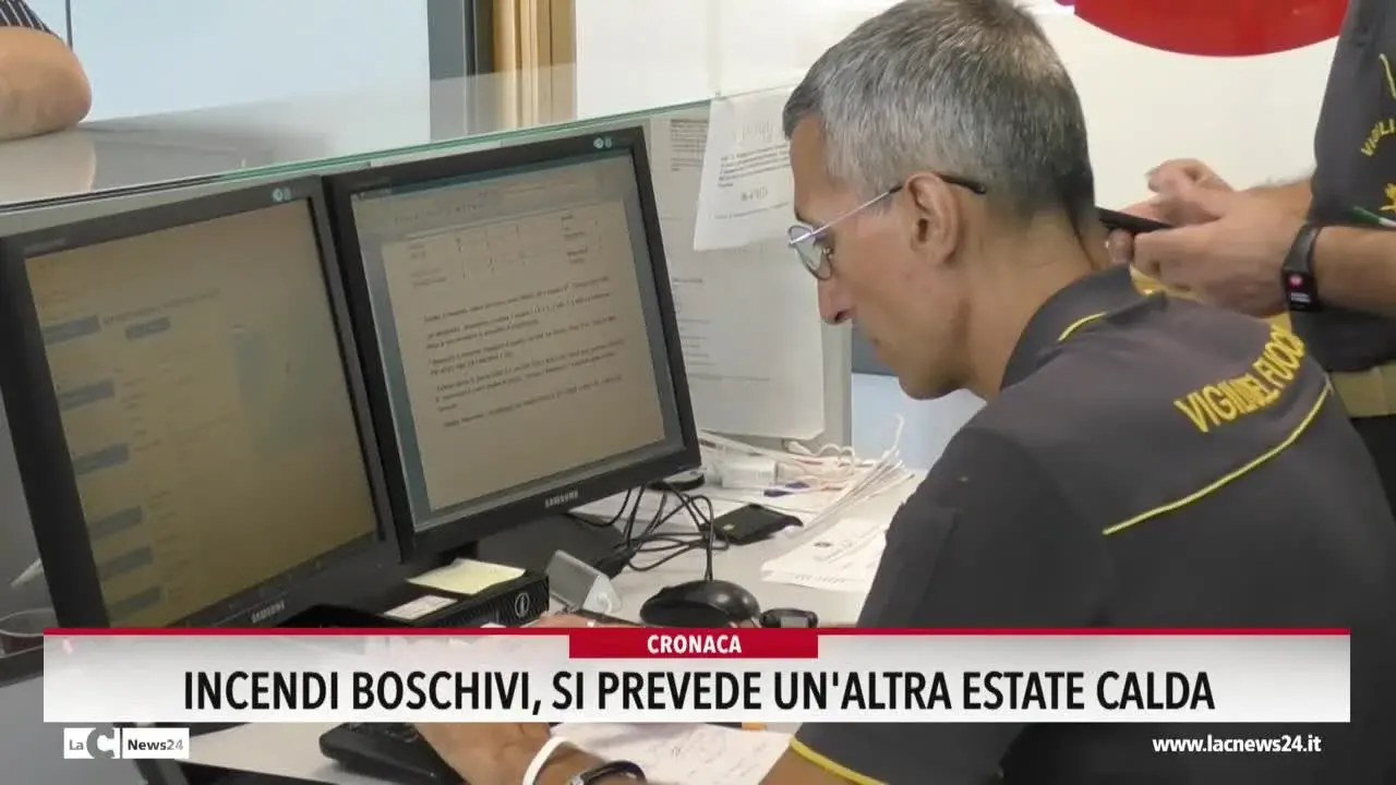 Incendi boschivi, si prevede un'altra estate calda