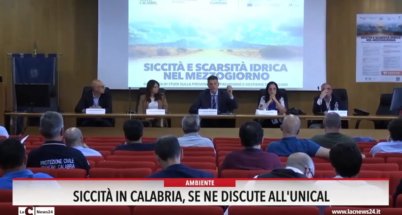 Siccità in Calabria, se ne discute all'Unical