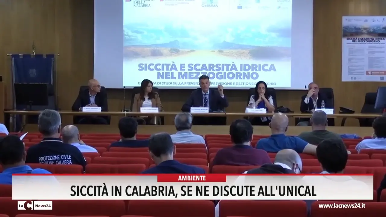 Siccità in Calabria, se ne discute all'Unical