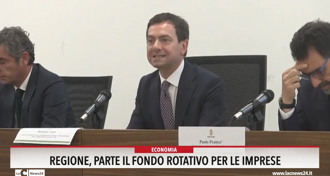 Regione, parte il fondo rotativo per le imprese