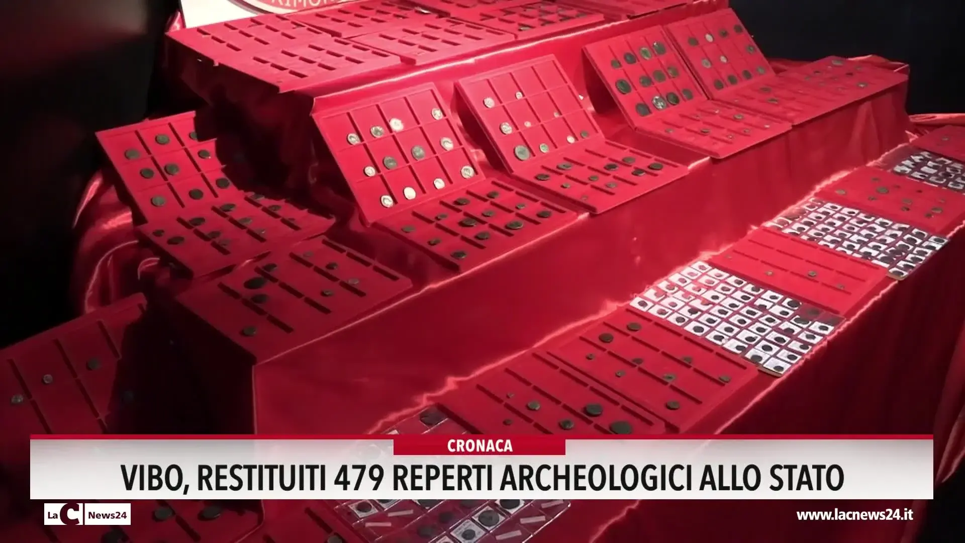 Vibo, restituiti 479 reperti archeologici allo Stato