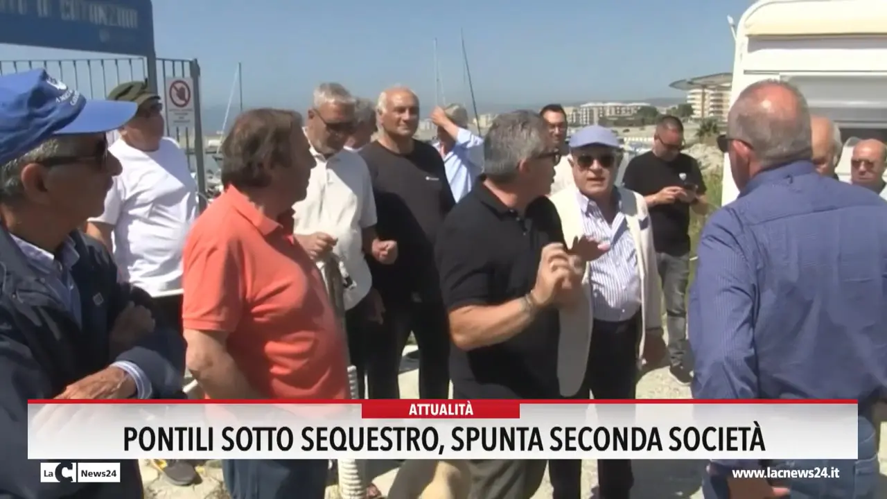 Pontili sotto sequestro, spunta seconda società