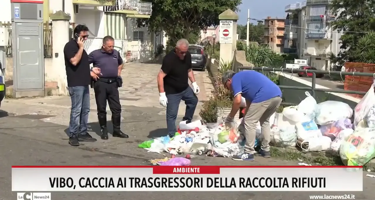 Vibo, caccia ai trasgressori della raccolta rifiuti