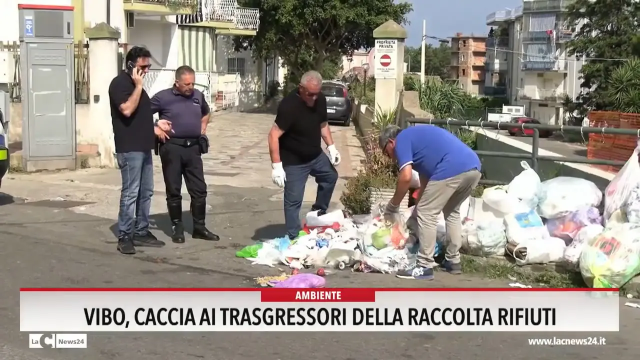 Vibo, caccia ai trasgressori della raccolta rifiuti