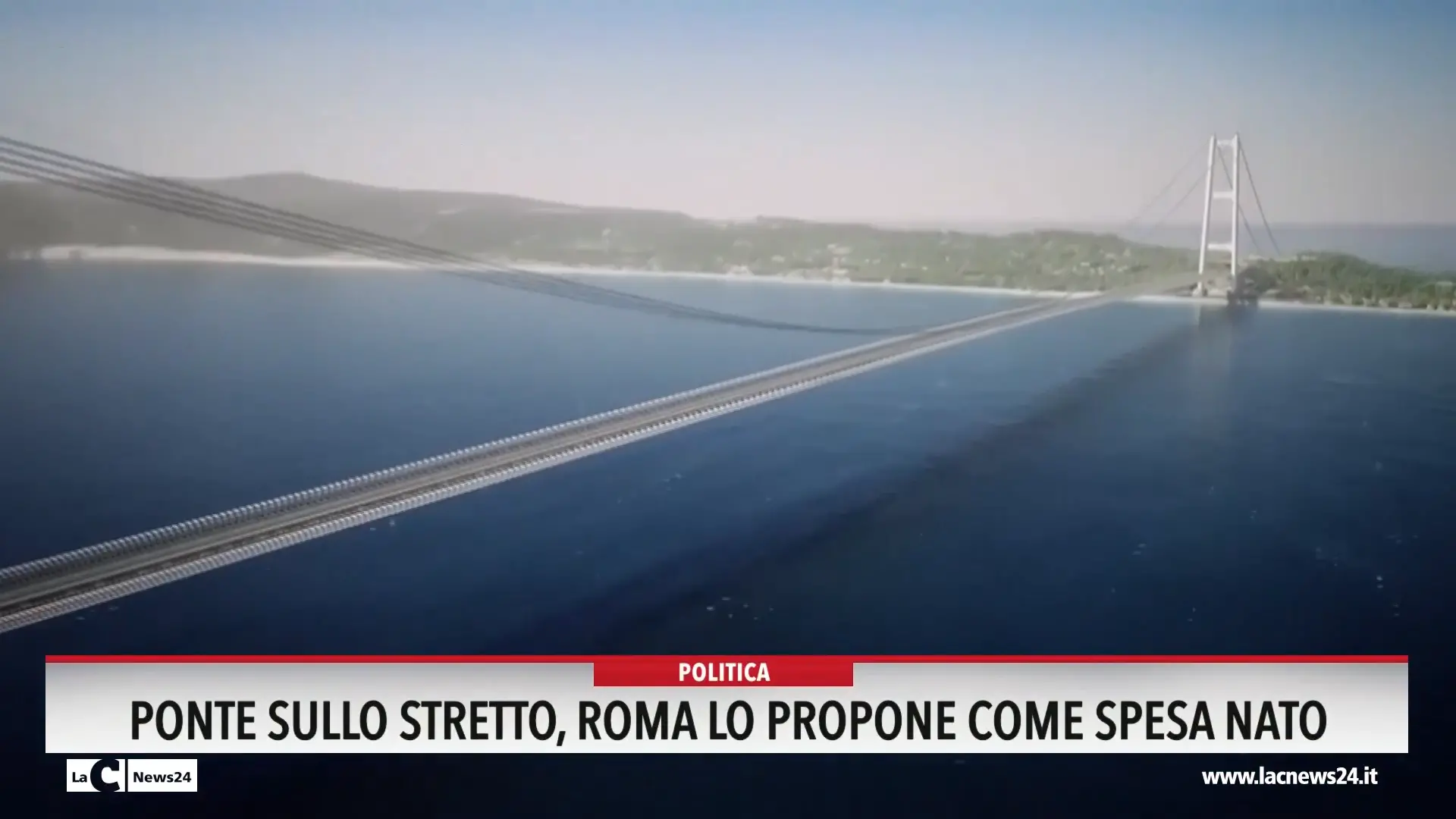 Ponte sullo Stretto, Roma lo propone come spesa Nato