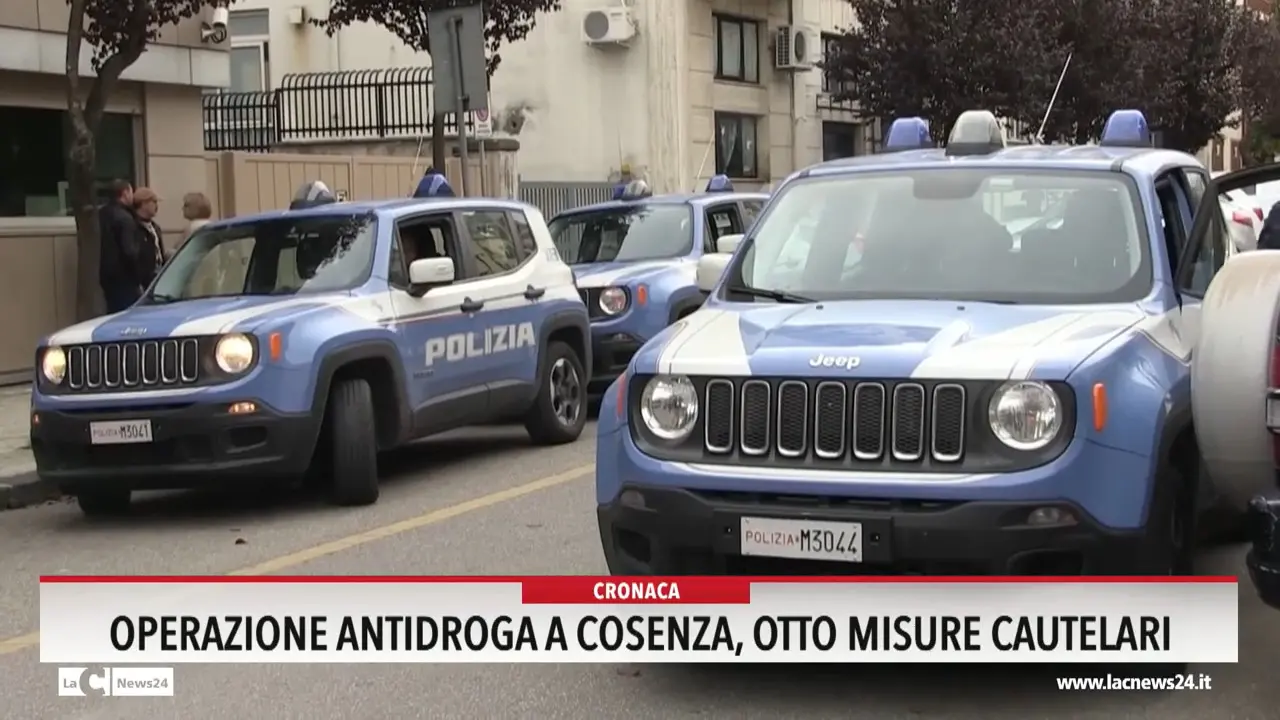 Operazione antidroga a Cosenza, otto misure cautelari
