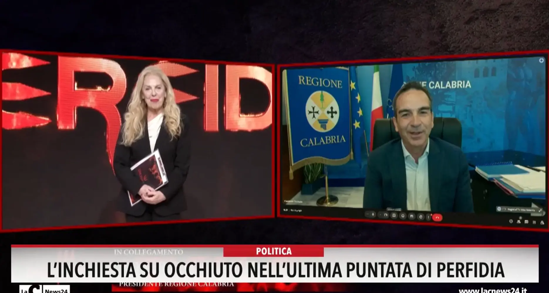L'inchiesta su Occhiuto nell'ultima puntata di Perfidia