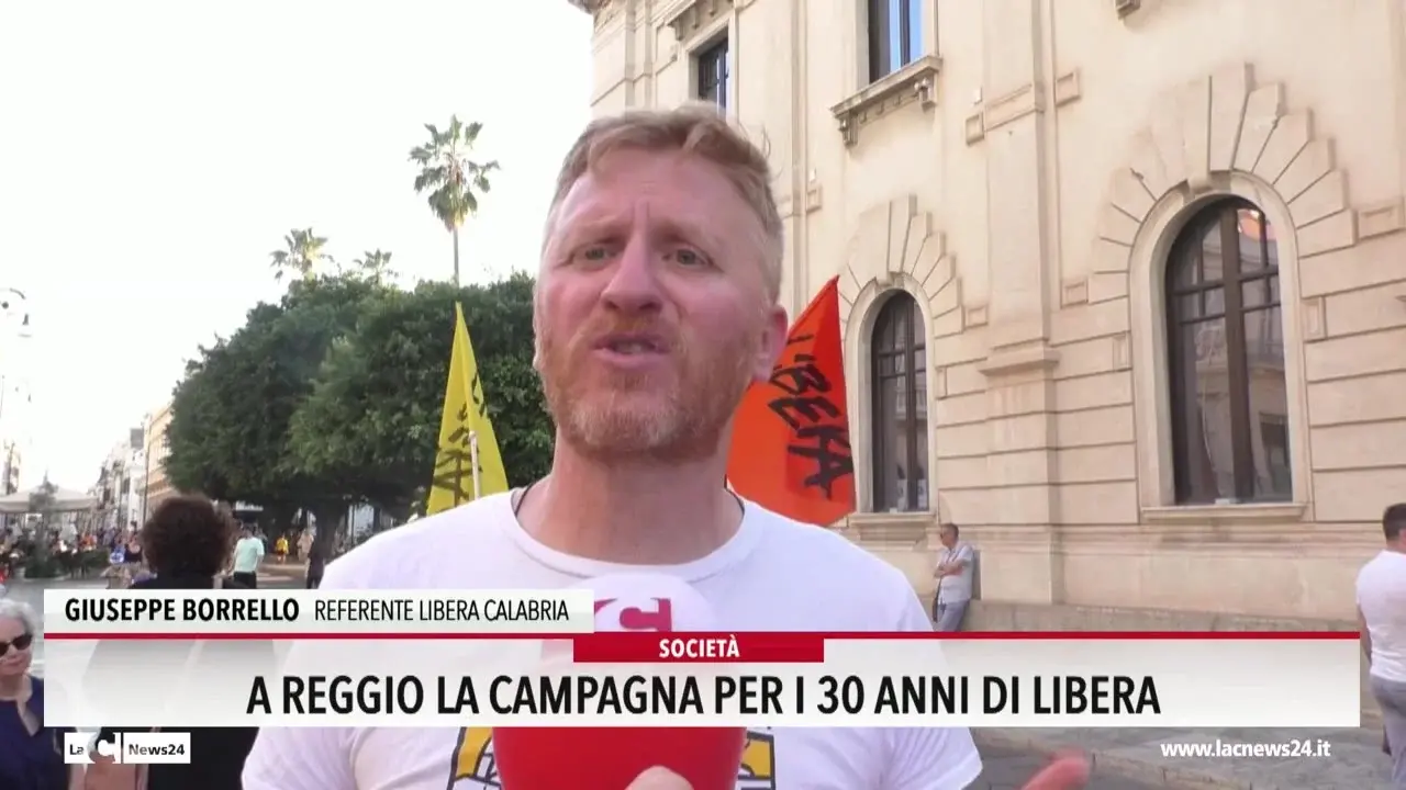 A Reggio la campagna per i 30 anni di Libera