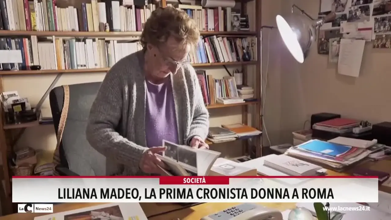 Liliana Madeo, la prima cronista donna a Roma