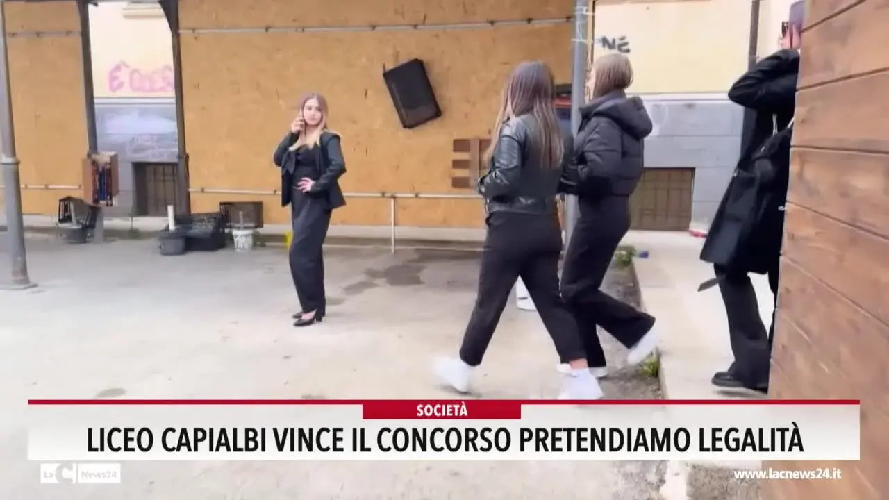 Liceo Capialbi vince il concorso Pretendiamo Legalita