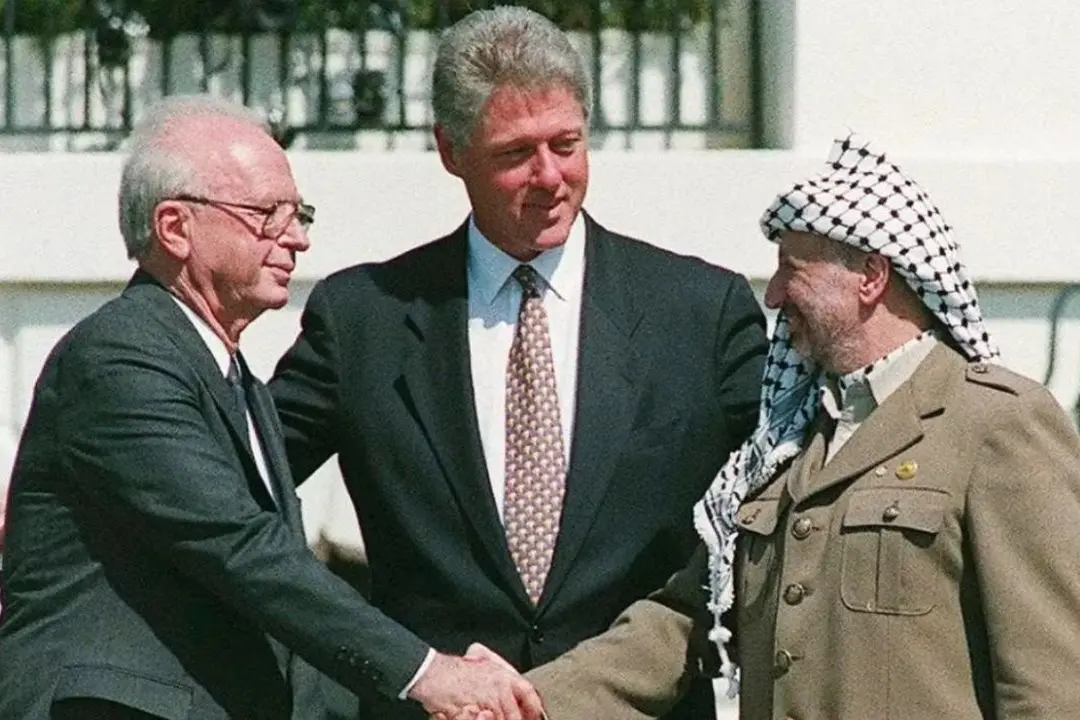 Rabin, Clinton e Arafat
