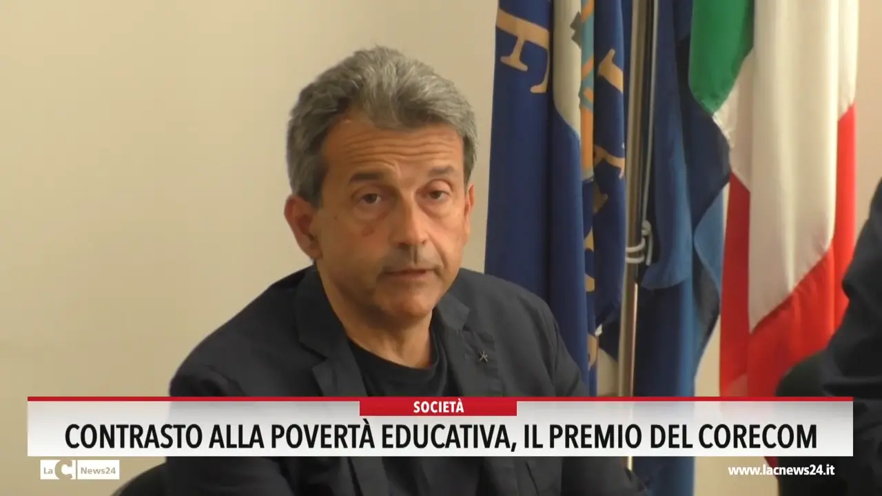 Contrasto alla povertà educativa, il premio del Corecom