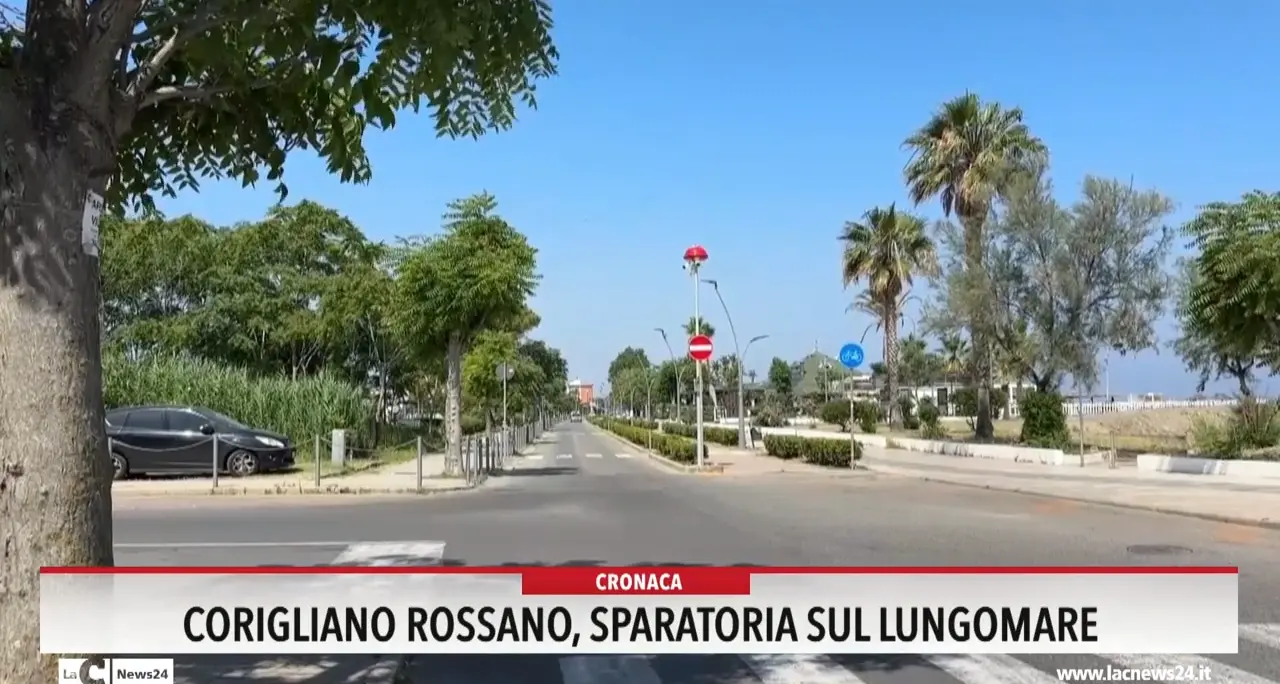 Corigliano Rossano, sparatoria sul lungomare