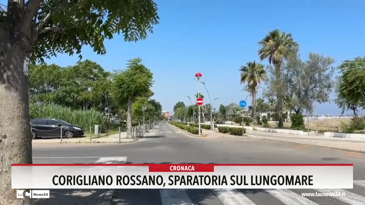 Corigliano Rossano, sparatoria sul lungomare