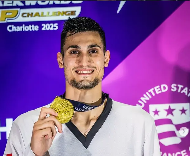 Simone Alessio trionfa a Charlotte: oro nei -80 kg al Grand Prix Challenge di taekwondo e qualificazione a Roma 2026