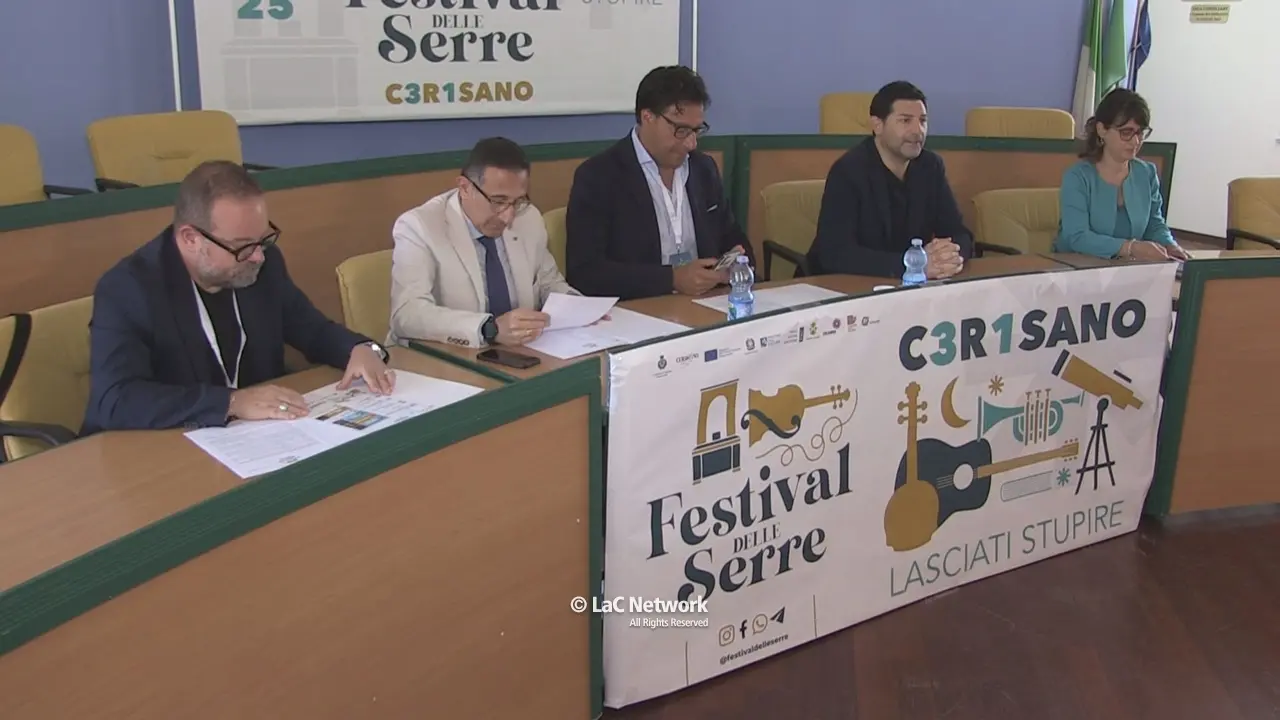 Cerisano presenta il Festival delle Serre 2025: attesi Paolo Fresu, Irene Grandi e Luca Barbarossa\n