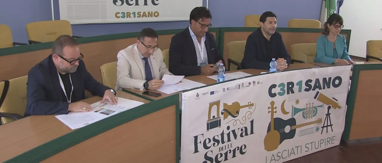 Cerisano presenta il Festival delle Serre 2025: attesi Paolo Fresu, Irene Grandi e Luca Barbarossa\n