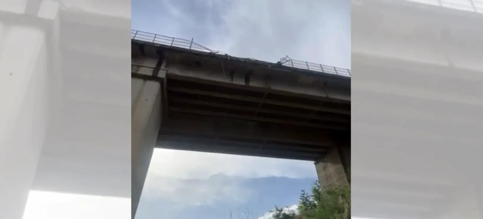 Tragedia sfiorata sull'A2: tir precipita dal viadotto Salso, illesi i due occupanti