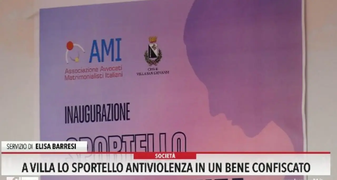 A Villa lo Sportello Antiviolenza in un bene confiscato