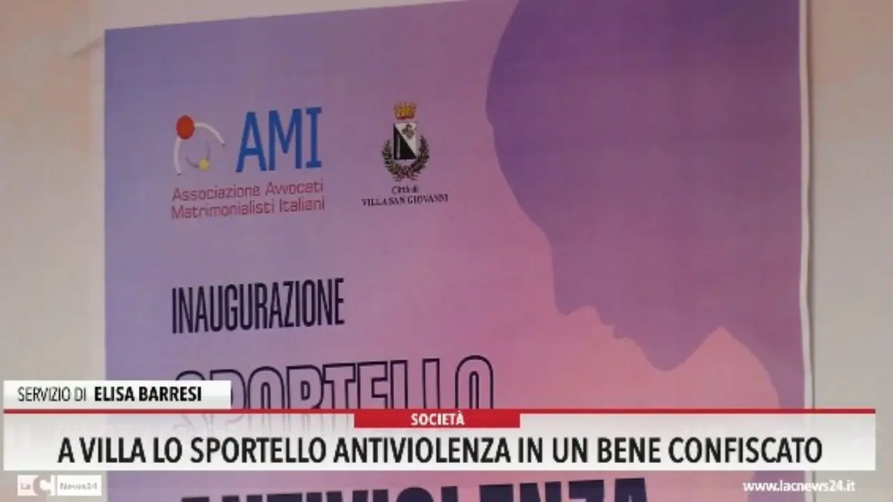 A Villa lo Sportello Antiviolenza in un bene confiscato