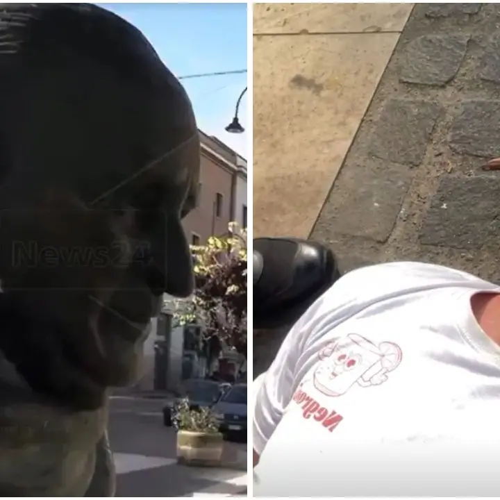 Cosenza, rimossa la statua di Giacomo Mancini: il nipote dell’ex sindaco protesta e denuncia il «furto» ai carabinieri\n