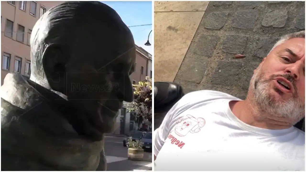 Cosenza, rimossa la statua di Giacomo Mancini: il nipote dell’ex sindaco protesta e denuncia il «furto» ai carabinieri\n