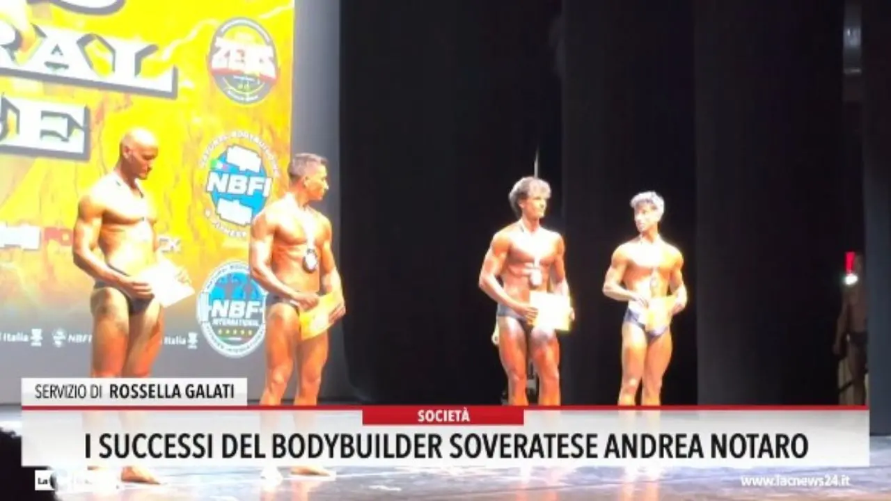 I successi del bodybuilder soveratese Andrea Notaro