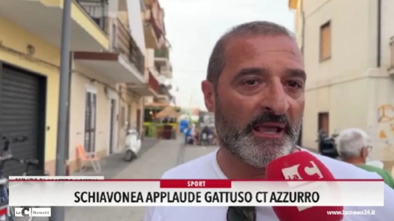 Schiavonea applaude Gattuso Ct Azzurro