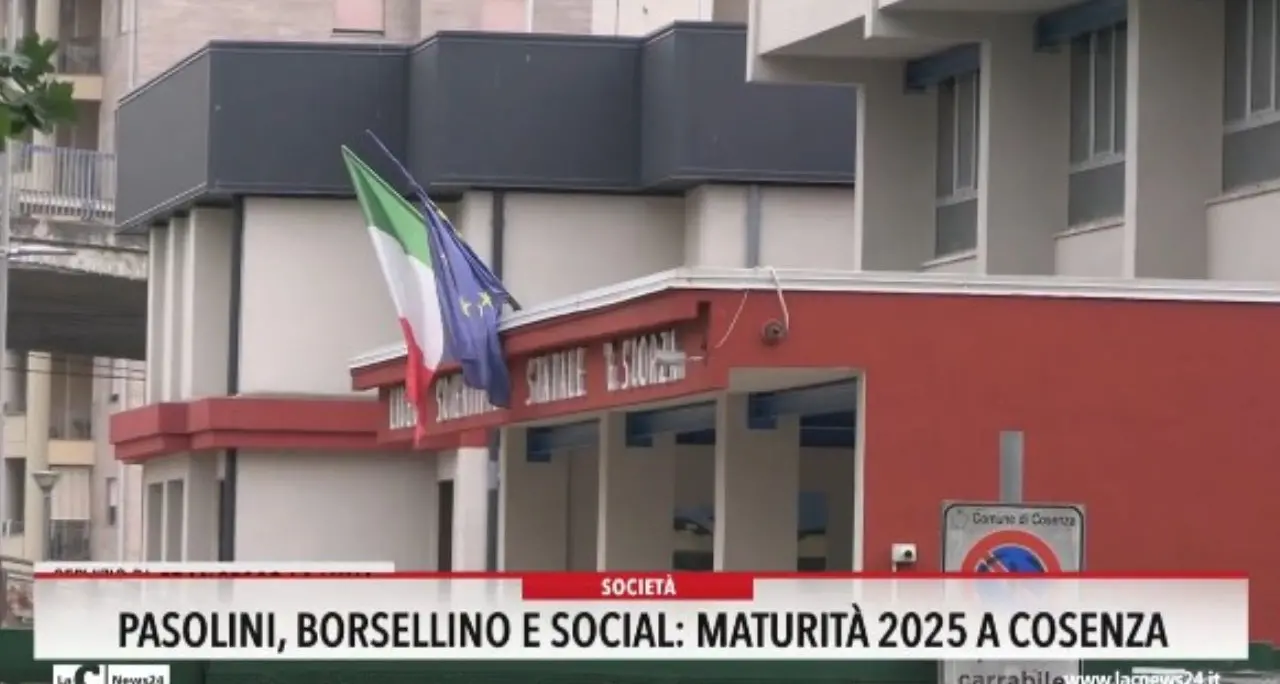 Pasolini, Borsellino e social: maturità 2025 a Cosenza